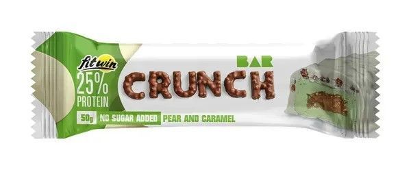 Батончик Crunch Bar груша та карамель Fit Win 50 г id_1298 фото