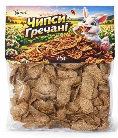 Чипси гречані Viand 75 г 1305 фото