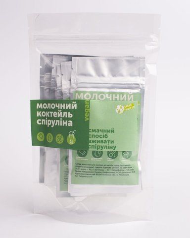 Молочний коктейль спіруліна (100 г) ТМ Смак Життя id_1228 фото